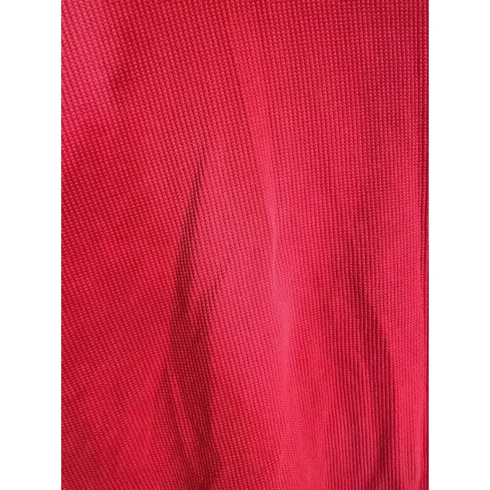 VTG Marithe Francois Girbaud Long Sleeve Distressed Grudge Red Crewneck Sz XXXL‎